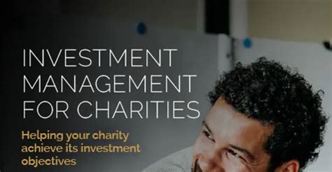 Charity investment management expertise from Evelyn Partners.